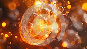 Developing Human Embryo in Amniotic Environment