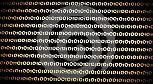 Developing programming binary code. Abstract Binary Software Programming Code Background. Random Parts of Program Code. Digital