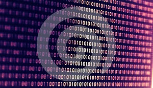 Developing programming binary code. Abstract Binary Software Programming Code Background. Random Parts of Program Code. Digital