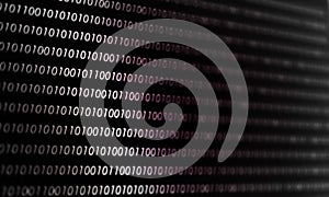 Developing programming binary code. Abstract Binary Software Programming Code Background. Random Parts of Program Code. Digital