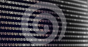 Developing programming binary code. Abstract Binary Software Programming Code Background. Random Parts of Program Code. Digital