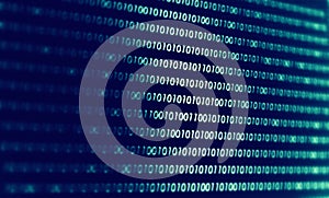 Developing programming binary code. Abstract Binary Software Programming Code Background. Random Parts of Program Code. Digital