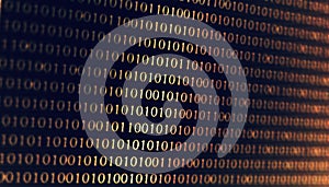 Developing programming binary code. Abstract Binary Software Programming Code Background. Random Parts of Program Code. Digital