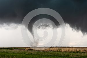 Tornado touching down in Kansas