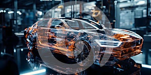 The Development of an Advanced Augmented Reality Car Manufacturing in a High-Tech Facility. Concept