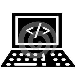 Development, coding Isolated Vector Icon That can be very easily edit or modified. Development, coding Isolated Vector Icon That