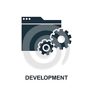 Development creative icon. Simple element illustration. Development concept symbol design from web development collection. Perfect