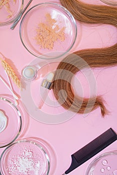 Development Of eco-friendly and modern cosmetics for hair care, Shampoo and conditioner, hair care masks,