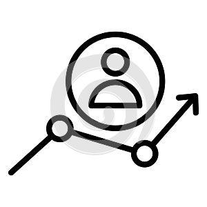 Development, employee Vector Icon which can easily modify