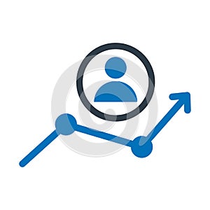 Development, employee Vector Icon which can easily modify