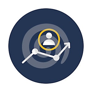 Development, employee Vector Icon which can easily modify