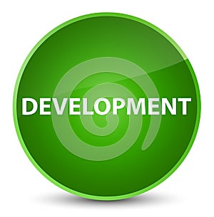 Development elegant green round button