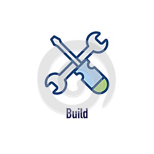 Development Operations and Life Cycle - DevOps Icon