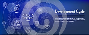 Development Operations & Life Cycle - DevOps Icon
