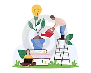 Development of skills and creative thinking through training and knowledge of tiny people