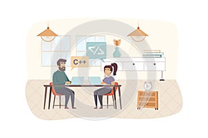 Development and testing software scene