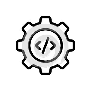 Development  vector thin line  icon