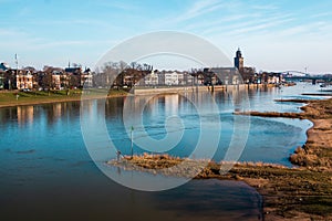 Deventer city view at the river the IJssel photo