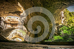 Devetashka cave in lovech bulgaria