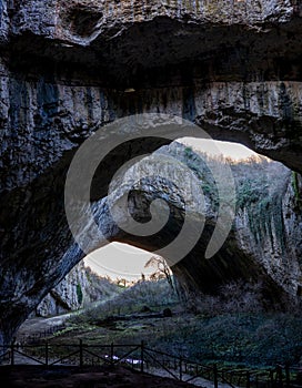 Devetashka cave, near Lovech, Bulgaria. In this cave have been made some scenes of The Expendables 2.