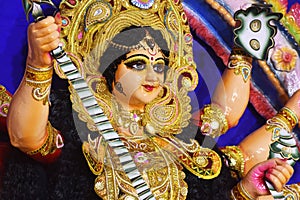 Devi Durga is the Supreme goddess, symbolizing power, protection, and triumph of good over evil