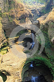 Devi's Fall, Davis Falls in Kaski District, Pokhara in Nepal