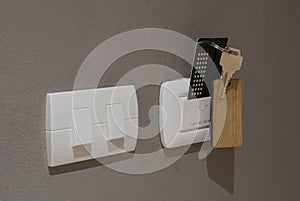 Device card control of the electric