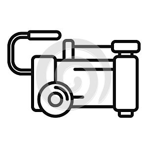 Device compressor icon outline vector. Air machine