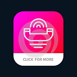 Device, Help, Productivity, Support, Telephone Mobile App Button. Android and IOS Line Version