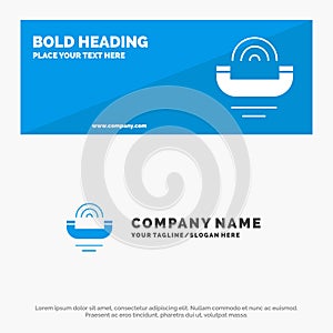 Device, Help, Productivity, Support, Telephone SOlid Icon Website Banner and Business Logo Template