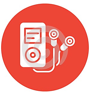 device, ipod Isolated Vector Icon That can be easily edited in any size or modified.