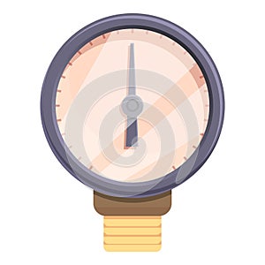 Device manometer icon, cartoon style