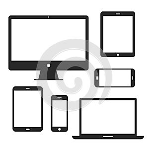 Device screen icon set