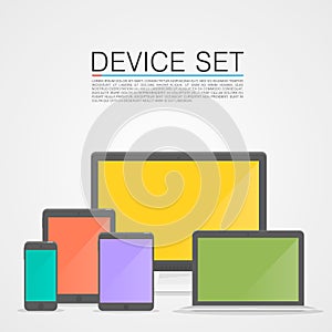 Device Set flat