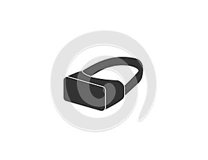 Device, virtual reality, vr icon. Vector illustration. Flat design.