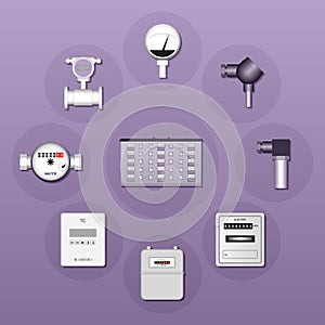 Devices for automatic accounting and control of energy resources