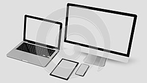 devices collection mockup