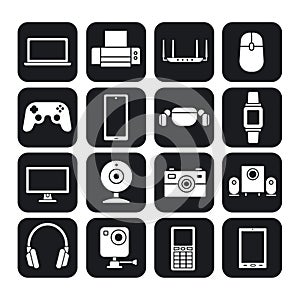 Devices and gadgets icons