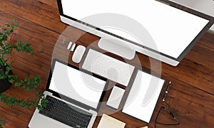 devices collection top view