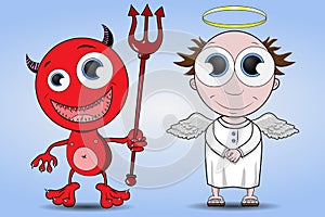 Devil and Angel photo