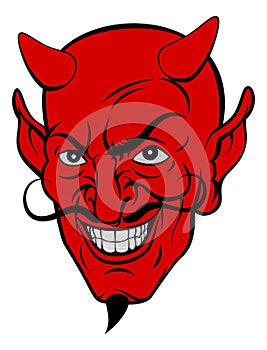 Devil Cartoon Face