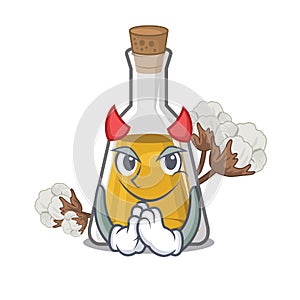 Devil cottonseed oil in the cartoon shape photo