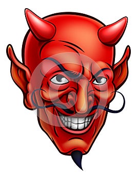 Devil Face Cartoon