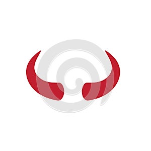 Devil horn Vector icon design