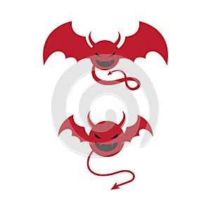 Devil horn Vector icon design illustration