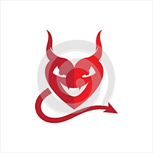 Devil horn Vector icon design illustration