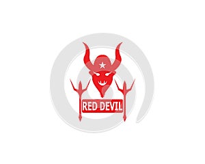 Devil horn Vector icon design illustration logo Template