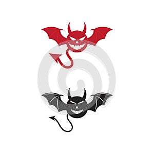 Devil horn Vector icon design illustration