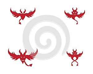 Devil horn Vector icon