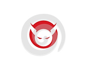 Devil logo vector